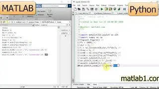 Python to MATLAB convert example (code2 )