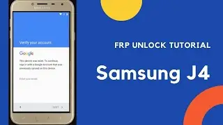 Samsung J4 FRP unlock Tutorial || SM-J400F how to remove google factory reset protection