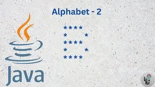 alphabet pattern using java. Print B