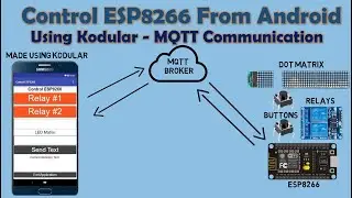 Control ESP8266 from Android Remotely using Kodular and MQTT Communication