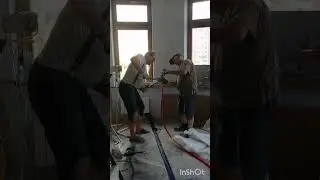 Моя Работа. начинаем монтаж отопления