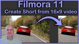Filmora 11 -  Create YouTube Short from widescreen video