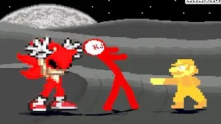 TEAM SONIC.EXE  and  KJ  BATTLES  WITH  MUGENS  IN  SURVIVAL  MODE
