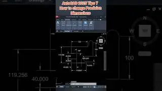 AutoCAD 2025 How to change Precision Dimensions 