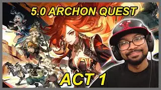 Natlan Archon Quest Act 1 Reaction | Genshin Impact 5.0