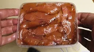 Малосольный лосось в масле,  лосось длительного хранения, 