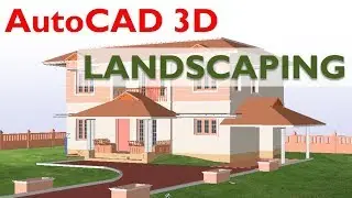 LANDSCAPING USING AUTOCAD | AUTOCAD NETWORK SURFACE