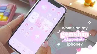 🔮 what’s on my genshin-themed iphone? | ft. useful apps for gaming and getting your life together ✧
