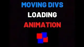 Moving div loading animation using css | codingwithfun