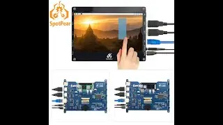 Spotpear Raspberry Pi Zero 2W 7inch LCD DIY Tablet Touch Screen Display RJ45 USB HUB for Bpi Zero