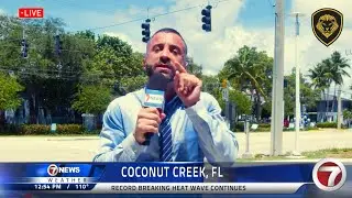 Weather Man LOSES IT on live television.
