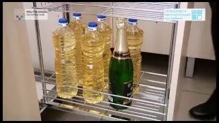 Выдвижная корзина для бутылок (для нижних шкафов)