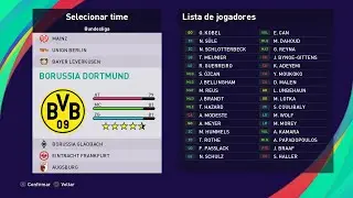 Borussia Dortmund 100% atualizado PES 2021