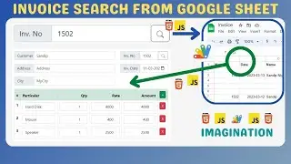 HTML Invoice Search From Google Sheet Using Apps Script