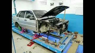 ВАЗ 2115.  Вытяжка кузова. Удаление лишнего. Сварочные работы.
