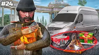 Я Проработал 24 Часа На Личной Фуре! Но.. ПУТЬ БОМЖА #24 (Радмир РП)