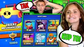 Mówię TAK mojej SIOSTRZE przez 10 minut w Brawl Stars ⭐ (GABI OSZALAŁA!!!)