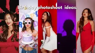 BIRTHDAY 🎂🥳 CREATIVE HOME PHOTOSHOOT IDEAS 📸 | diy self portrait ideas 2023