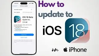 How to Update to iOS 18 NOW (Official)