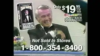 1999 The Best Of Dean Martin Celebrity Roasts VHS Tape Commercial