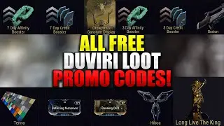 ALL FREE Warframe Items & Promo Codes For Duviri So Far!