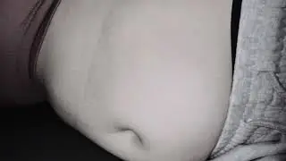 Constipated belly vs 4 days of laxatives tummy gurgles and churns