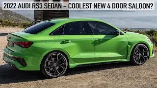 ROCKET! 2022 AUDI RS3 SEDAN - INSANELY FAST (3.1 SEC), BEST LOOKING 4-DOOR SALOON? - IN DETAIL - 4K