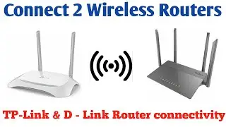 Connect TP Link router with D Link Router | Connect 2 WiFi Routers | How to connect 2 Routers