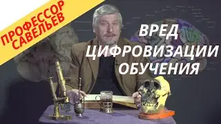 Профессор Савельев - вред цифровизации обучения.