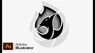 How to make a logo sketch to vector in adobe illustrator #art #drawing #youtubefeed