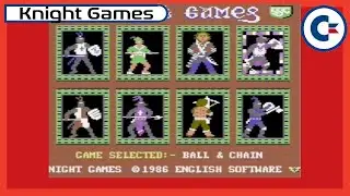 Knight Games "Ball & Chain" in 03m 18s | Speedrun [C64]