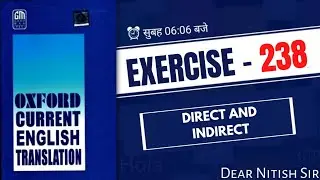 Exearcise - 238 | Oxford Current English Translation | Current English Translation