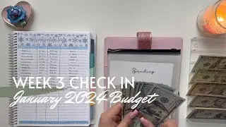 Week 3 Check In | January 2024 Budget | Inconsistent Income | College Student | 24 Year Old