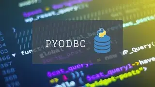 1.  PyODBC