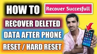 How to recover data from android phone after hard reset | Recover data after hard reset Trend Tricks