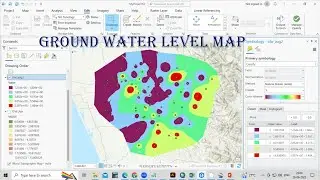 How to create Ground water level map or Depth to water level map using ArcGIS Pro