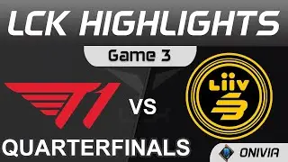 T1 vs LSB Highlights Game 3 Quarterfinals LCK Summer Playoffs 2021 T1 vs Liiv SANDBOX by Onivia