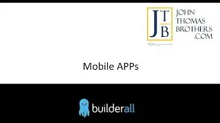 Mobile Apps Erstellen in Builderall by John Thomas Brothers App Builder Tool