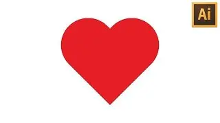How to Create a Perfect Heart Shape in Adobe Illustrator | Geometric Shapes