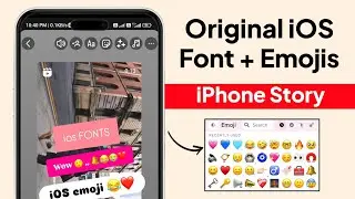 New Original iOS Font + iOS Emojis On Android Instagram iPhone Story | iOS Instagram For Android 🚀