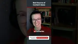 Best source of content? Listen to your audience. 