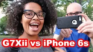 You won't believe the results! Canon G7x Mark ii  vs iPhone 6s