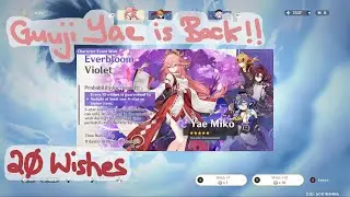 20 pulls on Yae Miko's rerun banner [Genshin 3.2 Wishes Week 4]