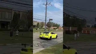 Chevy Camaro ZL1 1LE & Lexus SC300 Leaving Cars & Coffee!