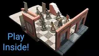 URBAN INDOOR Modular Tiles Perfect For Modern Games Like The Walking Dead And Marvel Crisis!
