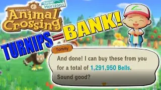 Animal Crossing New Horizons: Make MILLIONS Of Bells From Turnips!