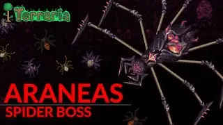 Araneas - Spider Boss in Terraria! | Terraria Shadows of Abaddon Mod