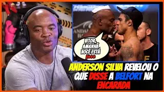 “EU FALEI PRA ELE: AMANHÃ VOCÊ ESTÁ.. .” ANDERSON SILVA REVELA O QUÊ FALOU PRO VITOR BELFORT