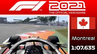 F1 2021 Canada World Record & Setup (1:07.635)