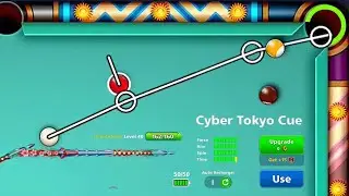 8 Ball Pool Cyber Tokyo Cue Level Max 🙀 162 Pieces Last Level 9 Pool